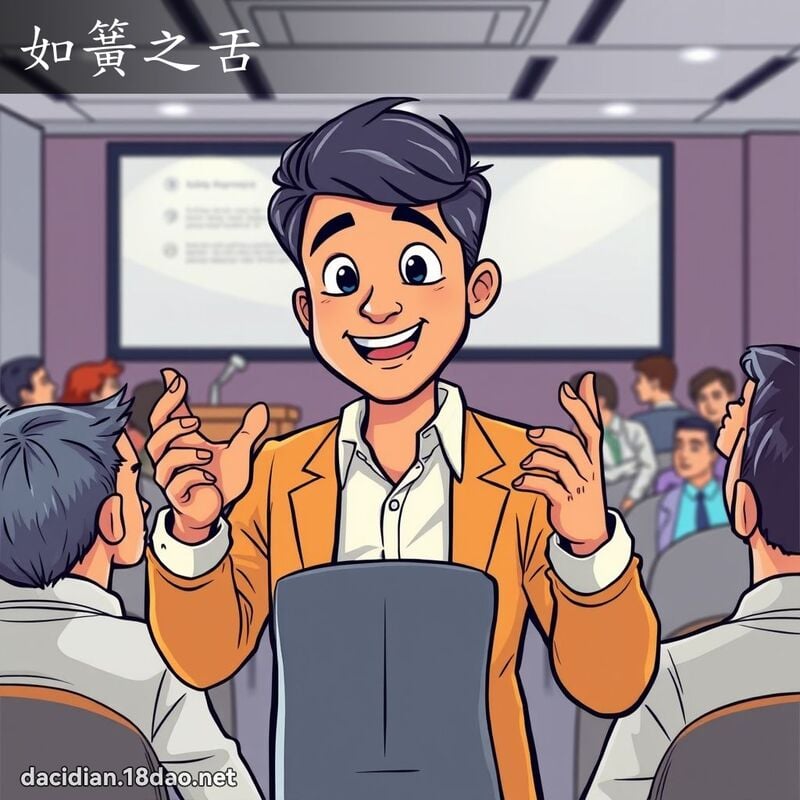 如簧之舌 - 国语大辞典配图