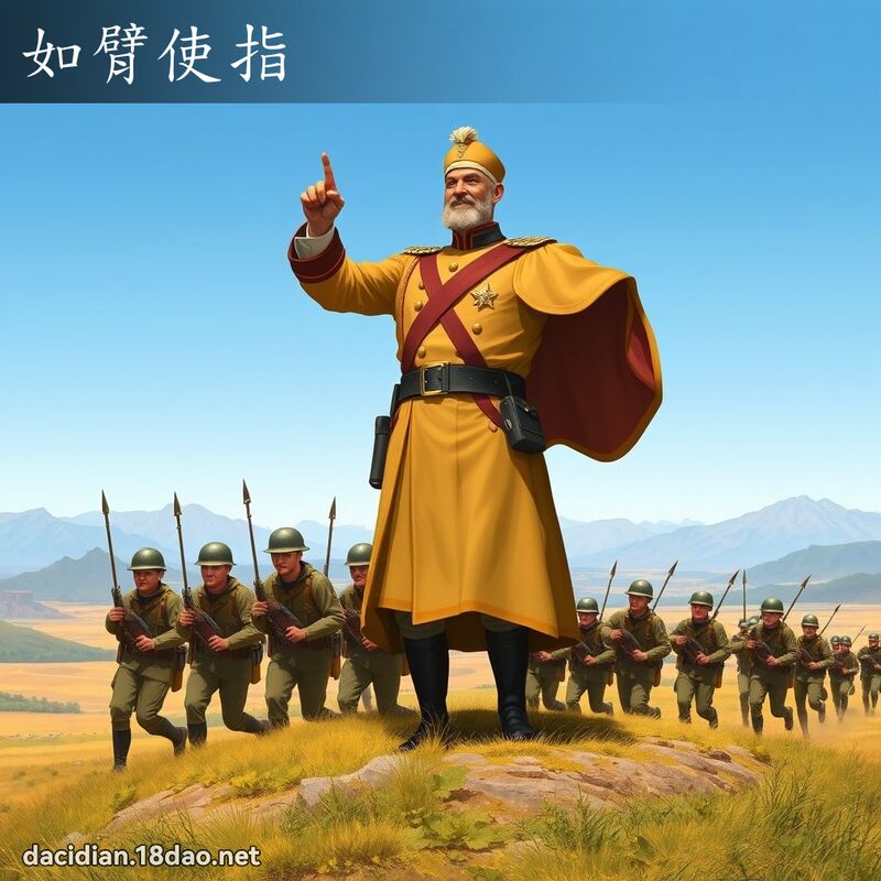 如臂使指 - 国语大辞典配图