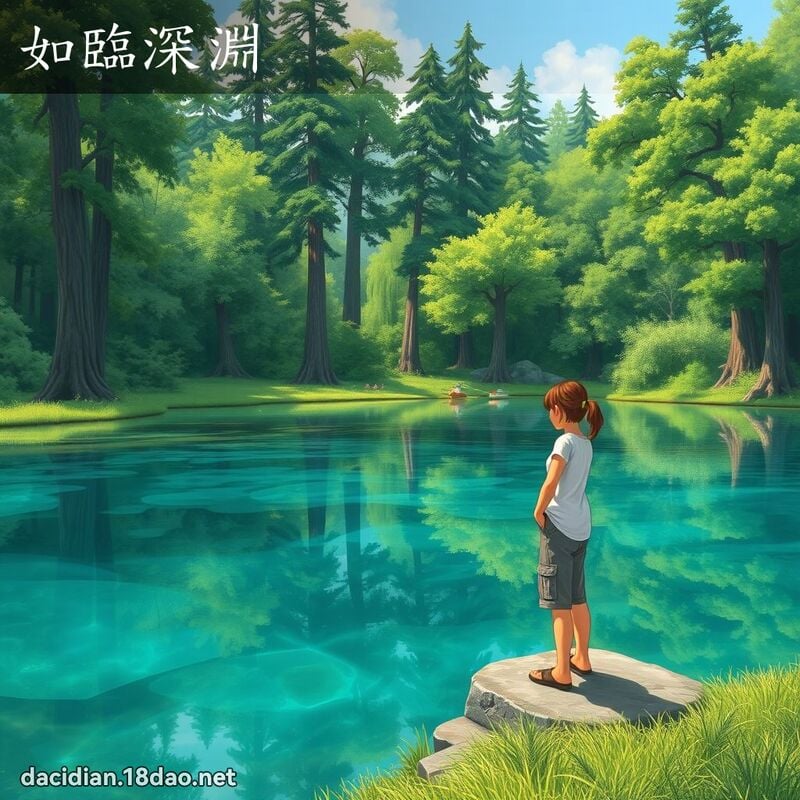 如临深渊 - 国语大辞典配图