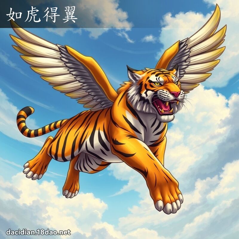 如虎得翼 - 国语大辞典配图