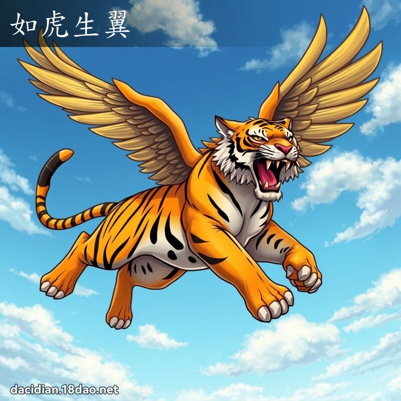 如虎生翼 - 国语大辞典配图