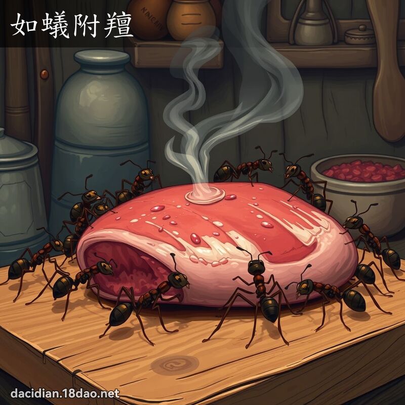 如蚁附羶 - 国语大辞典配图