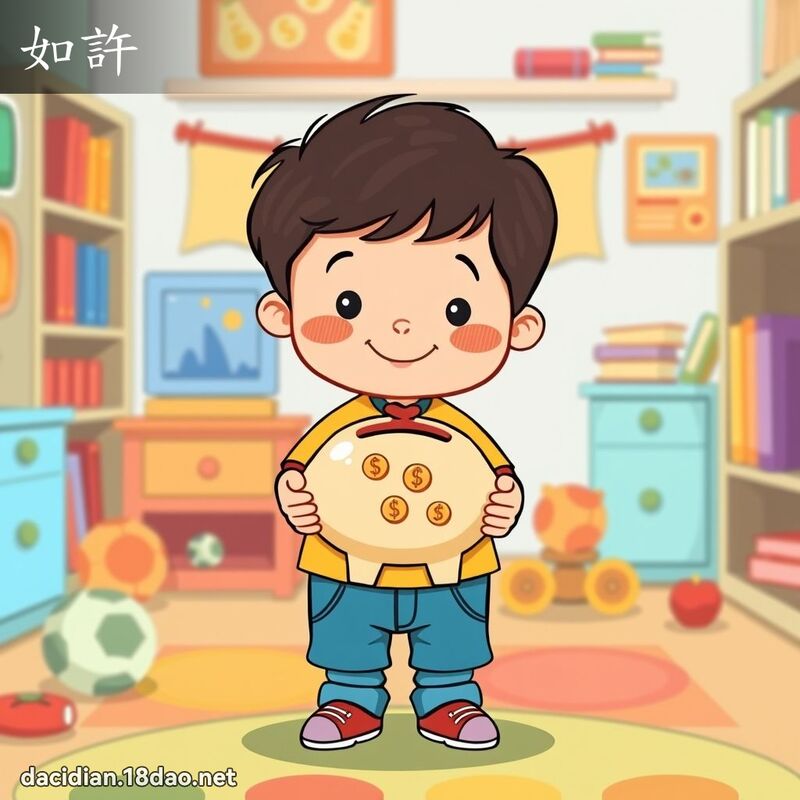 如许 - 国语大辞典配图