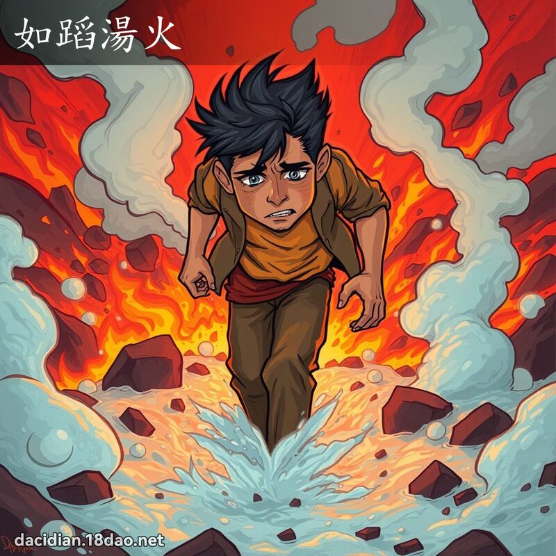 如蹈湯火 - 國語大辭典配圖
