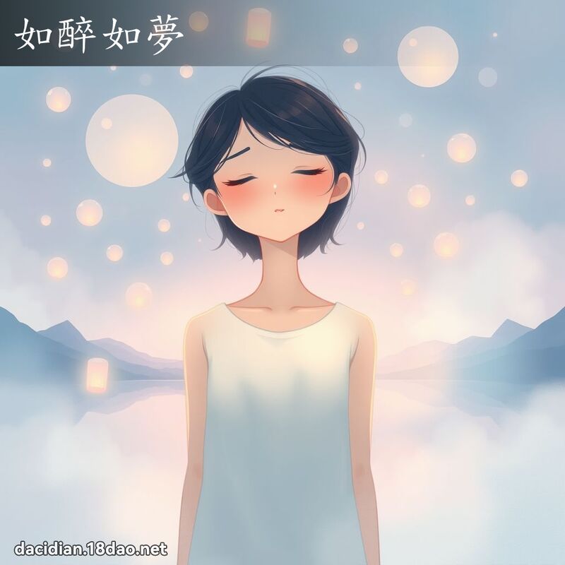 如醉如夢 - 國語大辭典配圖