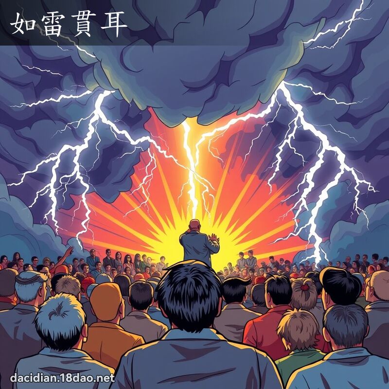 如雷貫耳 - 國語大辭典配圖