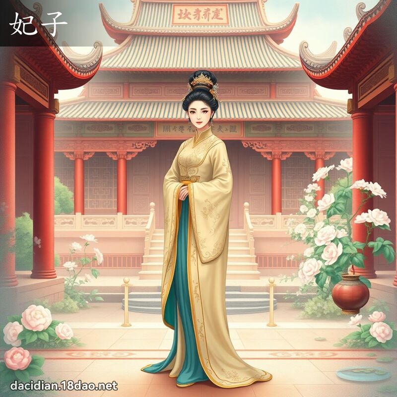 妃子 - 國語大辭典配圖
