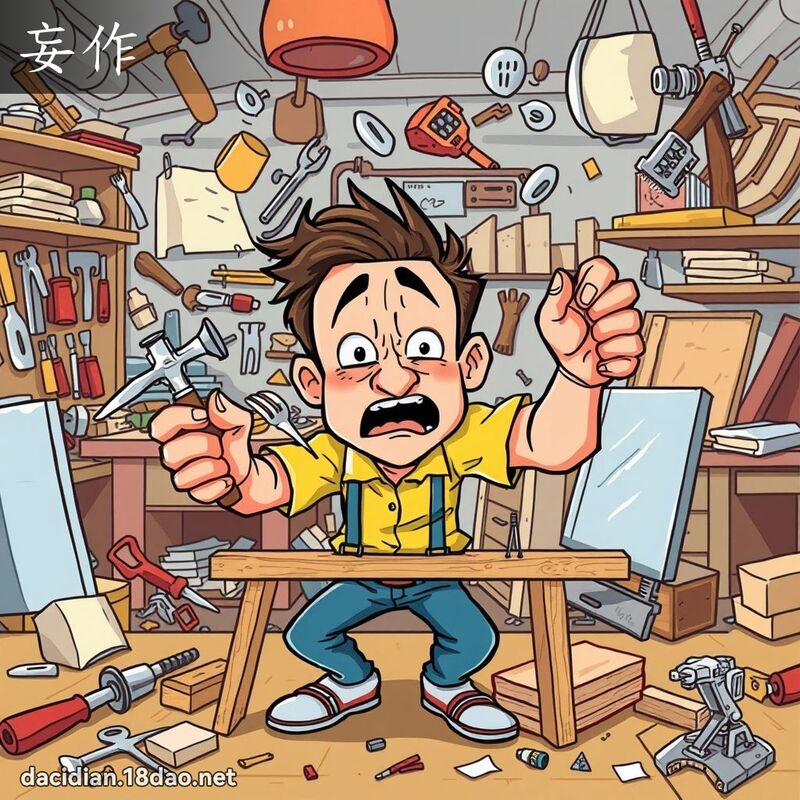 妄作 - 國語大辭典配圖
