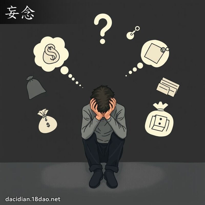 妄念 - 國語大辭典配圖