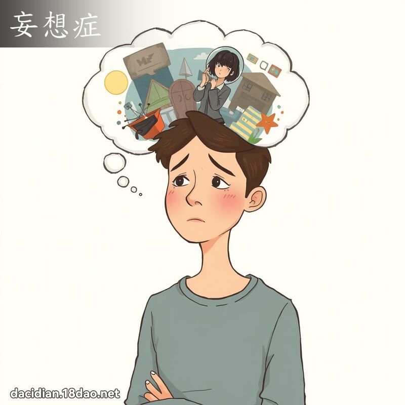 妄想症 - 國語大辭典配圖