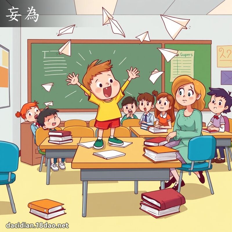 妄为 - 国语大辞典配图