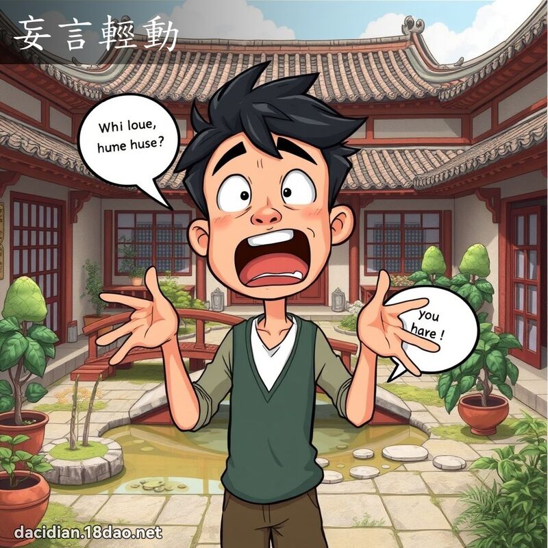 妄言輕動 - 國語大辭典配圖