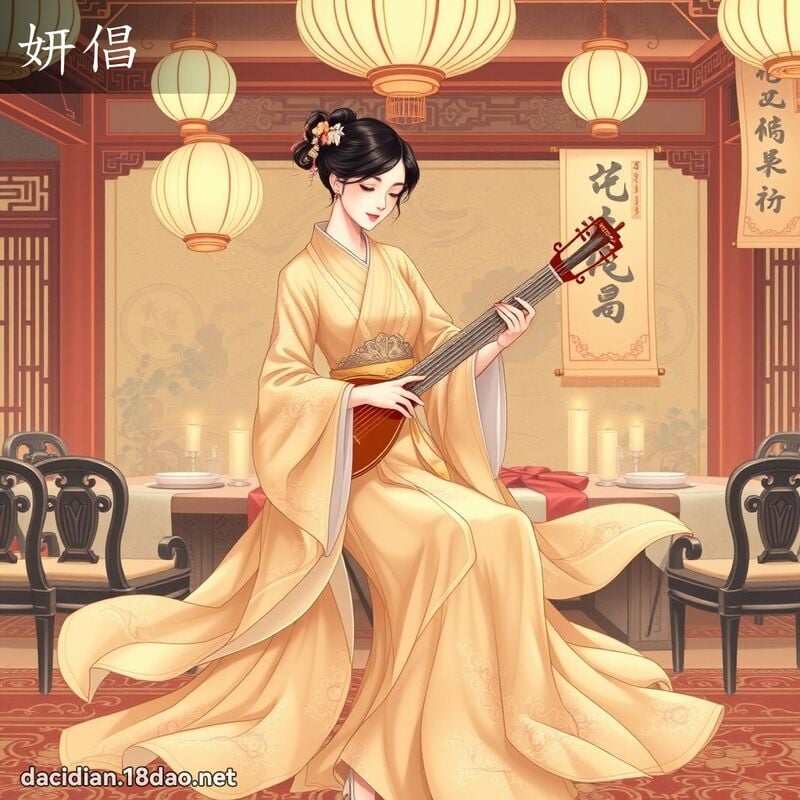 妍倡 - 國語大辭典配圖
