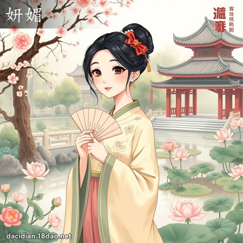 妍媚 - 國語大辭典配圖