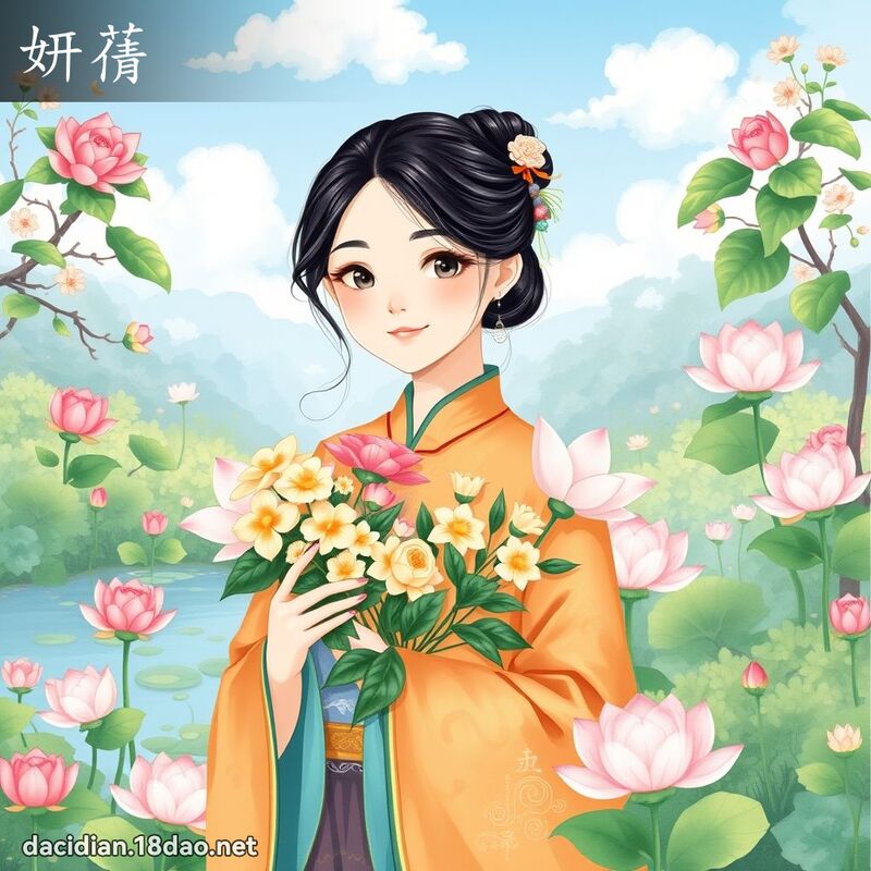 妍蒨 - 國語大辭典配圖