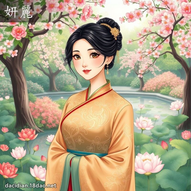 妍麗 - 國語大辭典配圖