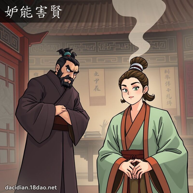 妒能害賢 - 國語大辭典配圖