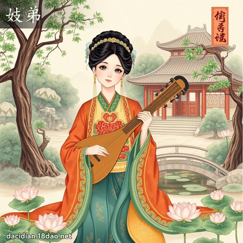妓弟 - 國語大辭典配圖