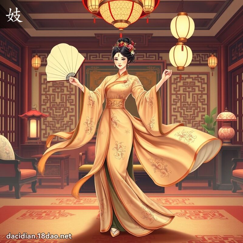 妓 - 國語大辭典配圖