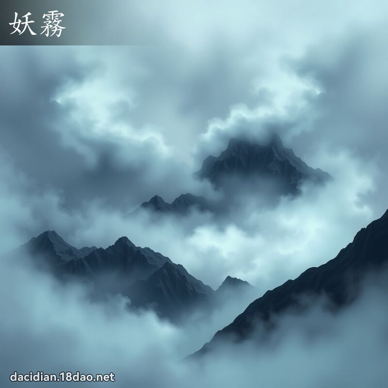 妖霧 - 國語大辭典配圖