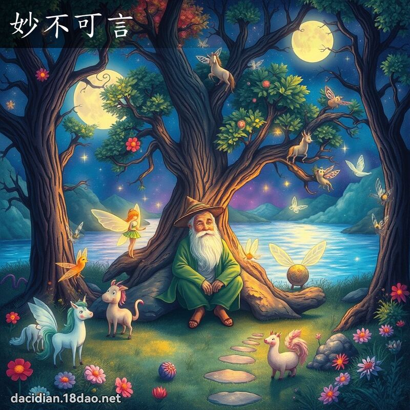妙不可言 - 国语大辞典配图