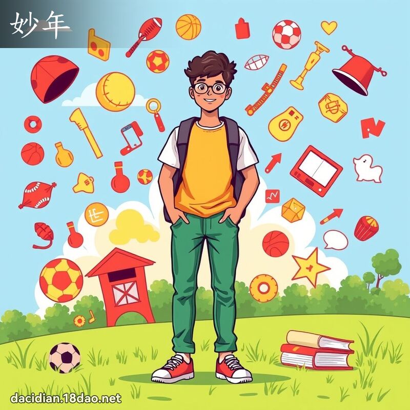 妙年 - 国语大辞典配图
