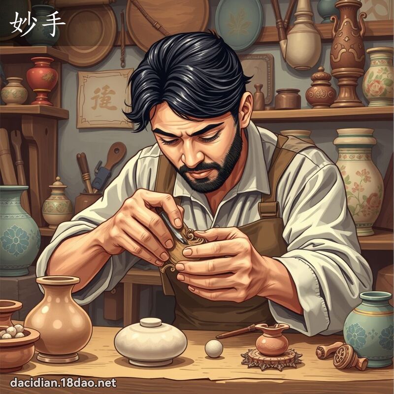 妙手 - 國語大辭典配圖