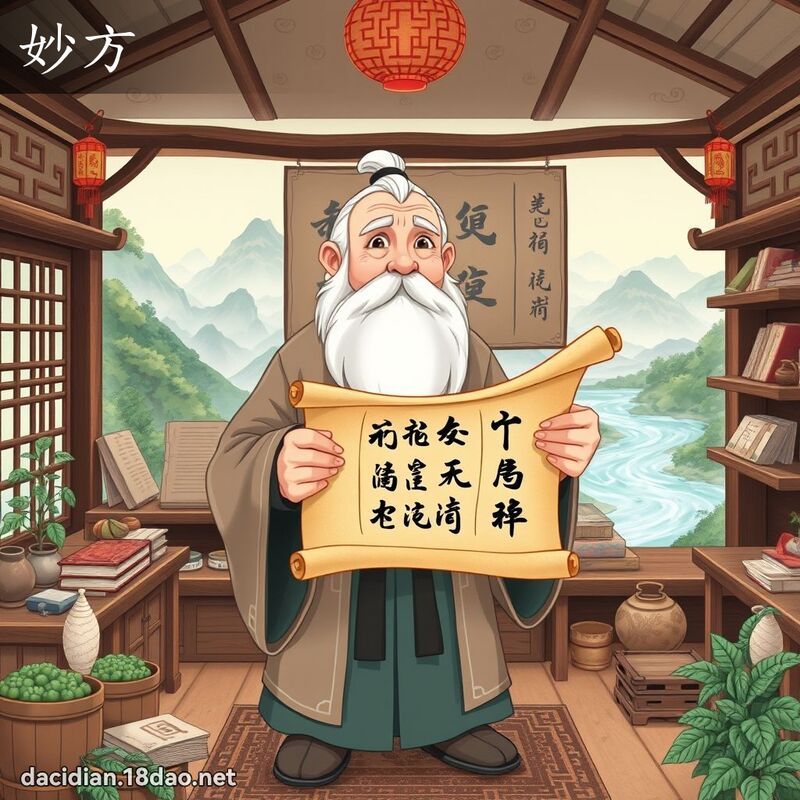 妙方 - 國語大辭典配圖