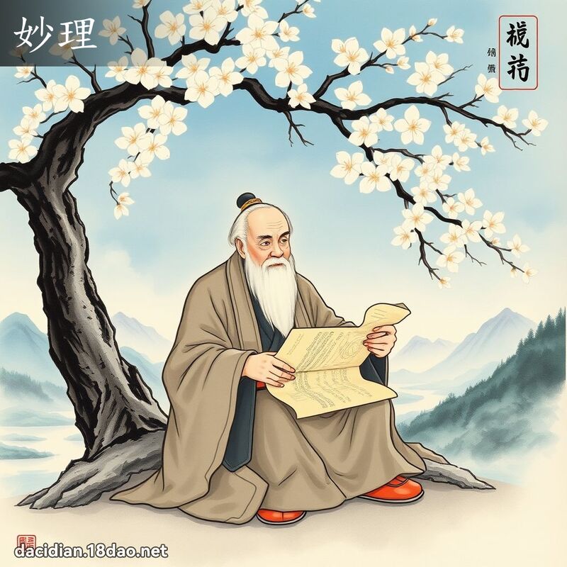 妙理 - 國語大辭典配圖