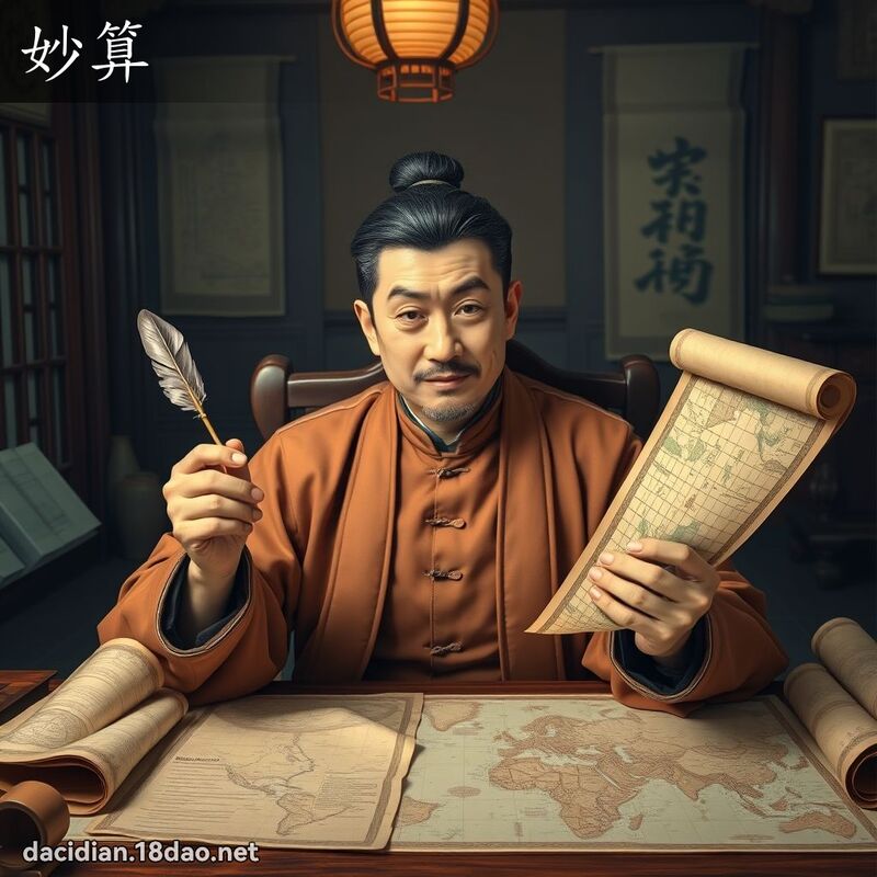 妙算 - 國語大辭典配圖