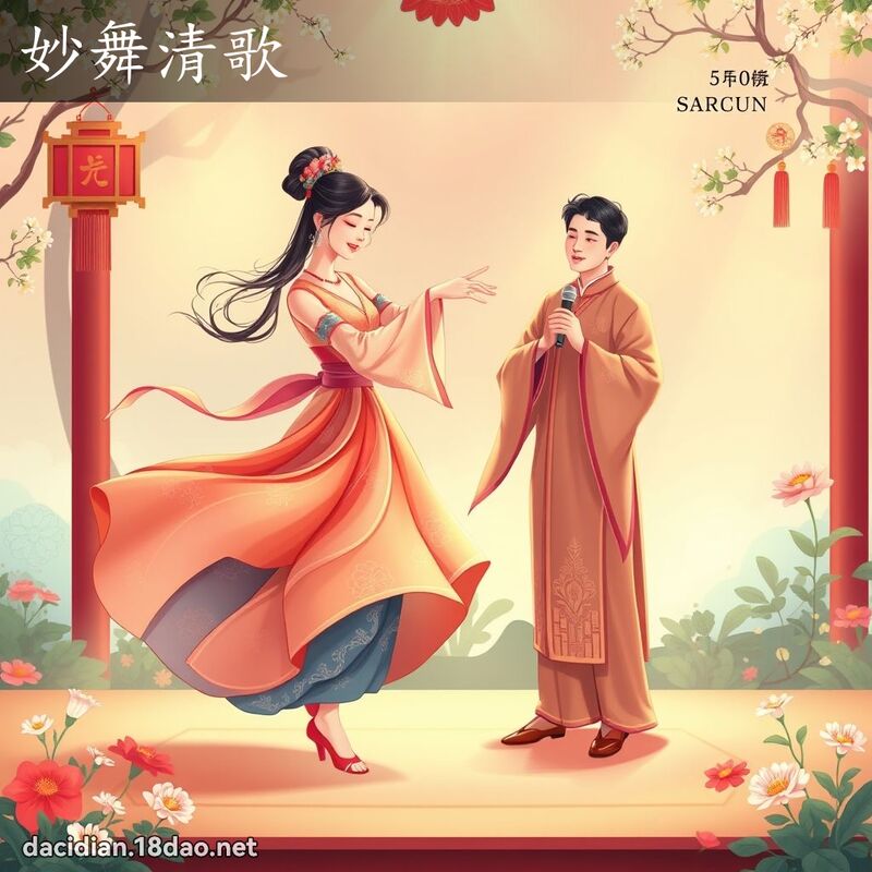 妙舞清歌 - 國語大辭典配圖
