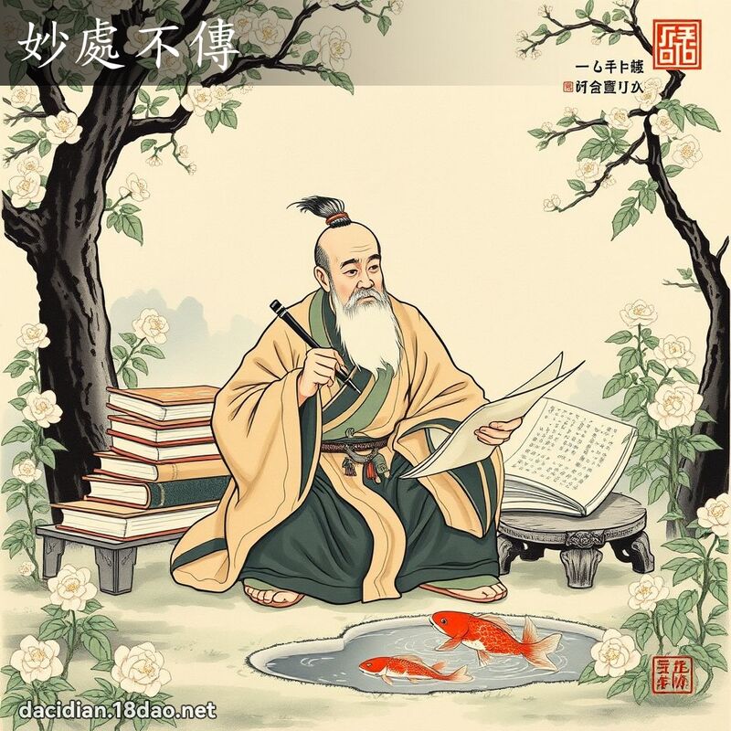 妙处不传 - 国语大辞典配图
