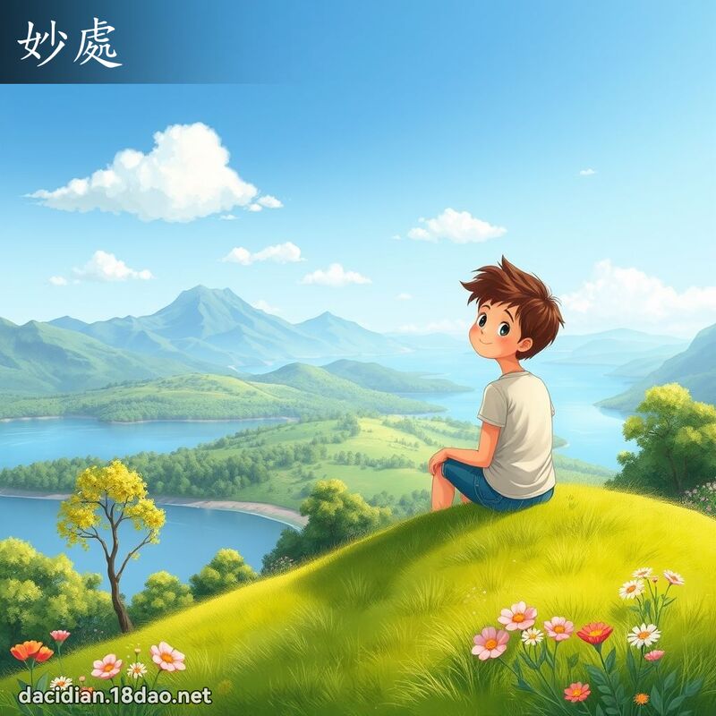 妙處 - 國語大辭典配圖