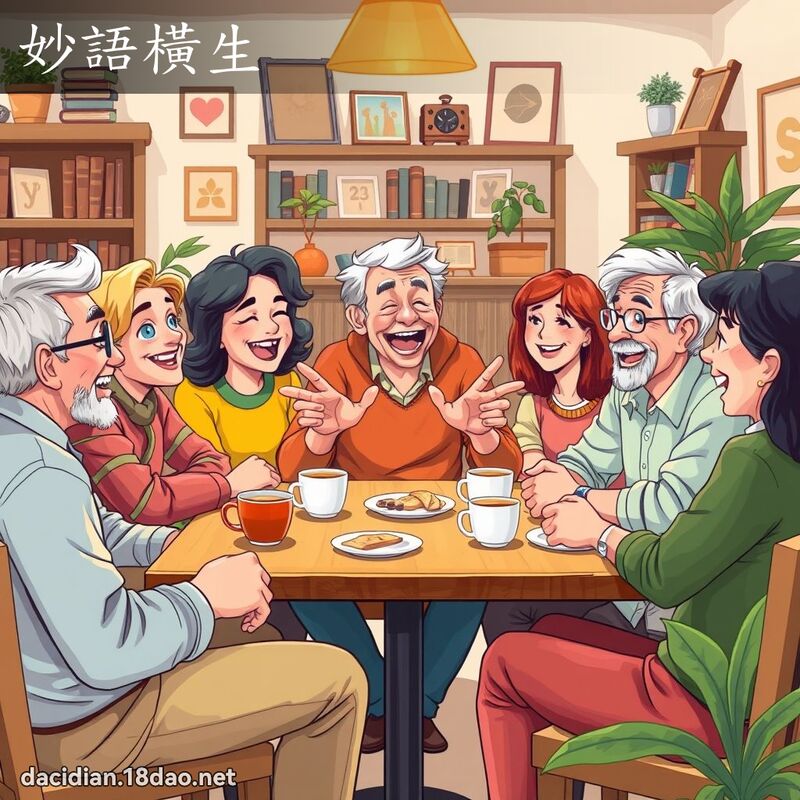 妙語橫生 - 國語大辭典配圖
