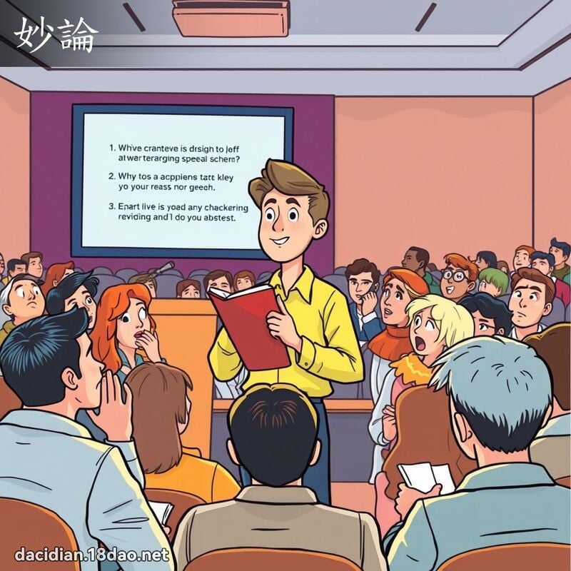 妙论 - 国语大辞典配图