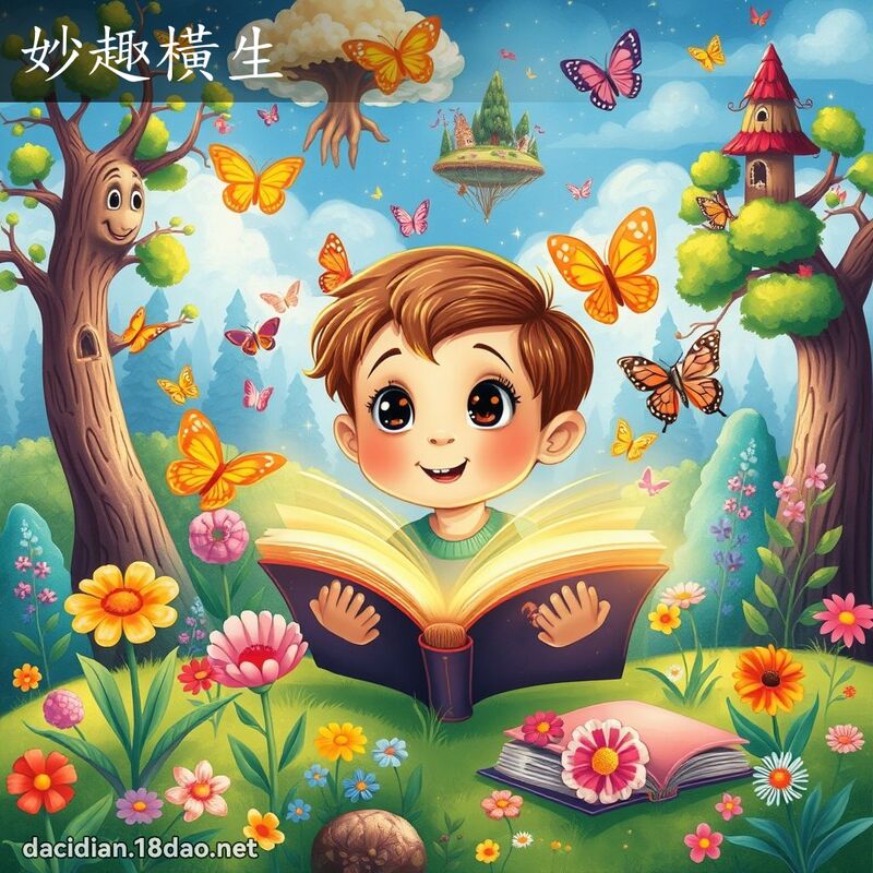 妙趣横生 - 国语大辞典配图