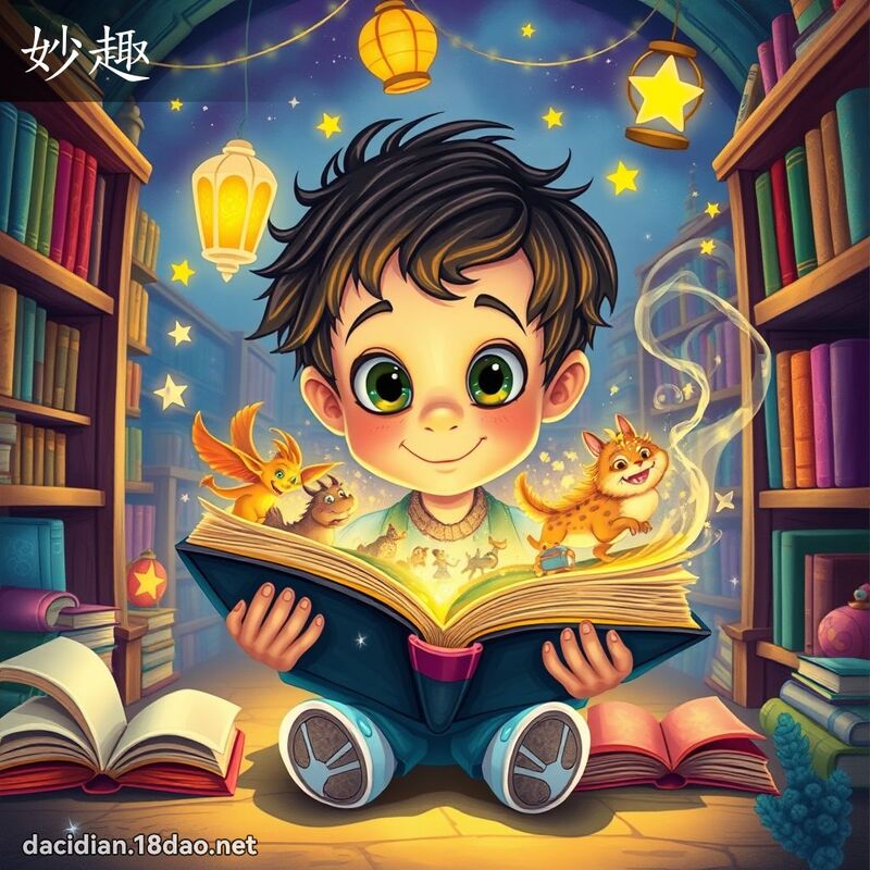 妙趣 - 国语大辞典配图