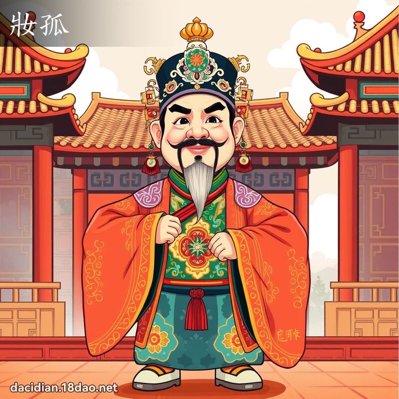 妆孤 - 国语大辞典配图