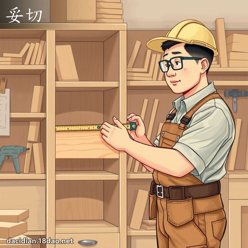 妥切 - 國語大辭典配圖