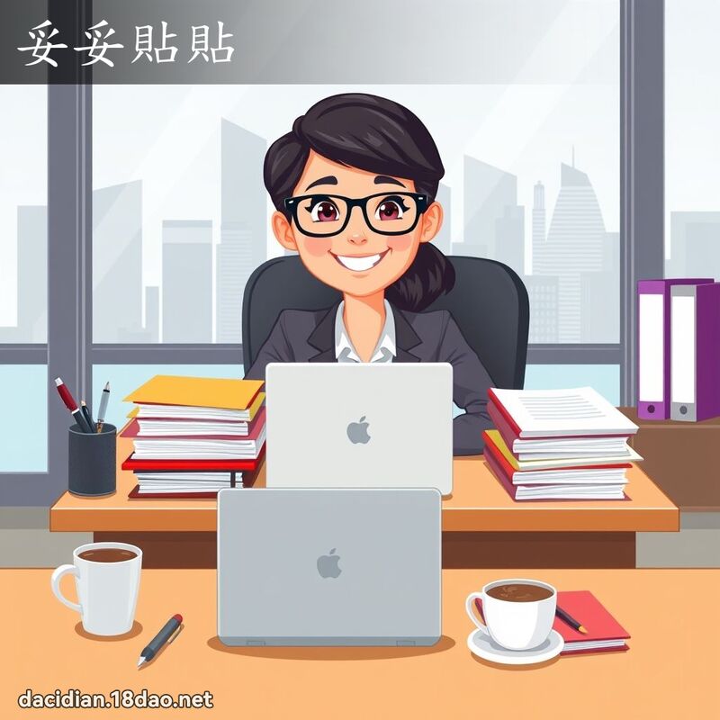 妥妥贴贴 - 国语大辞典配图