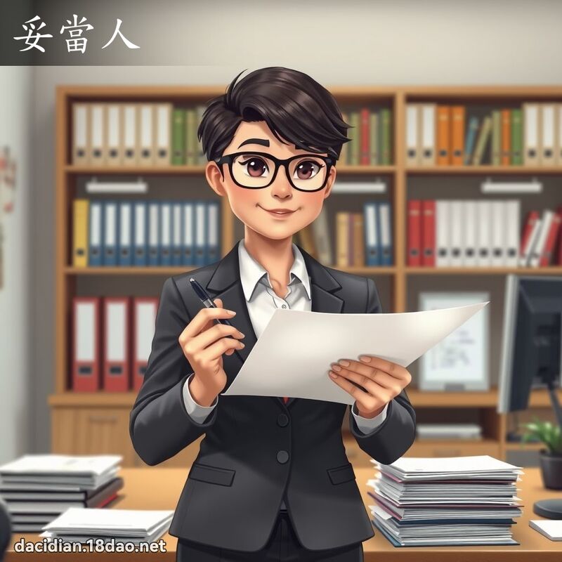 妥当人 - 国语大辞典配图