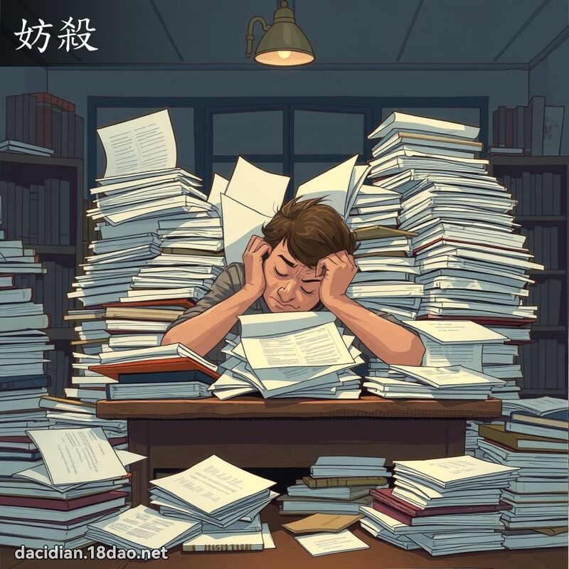 妨杀 - 国语大辞典配图