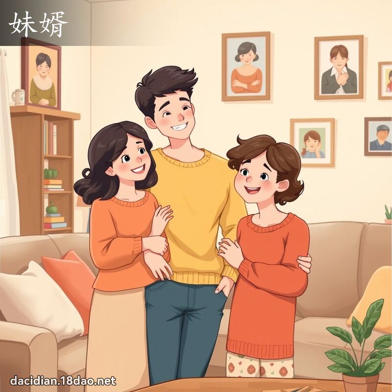 妹婿 - 国语大辞典配图