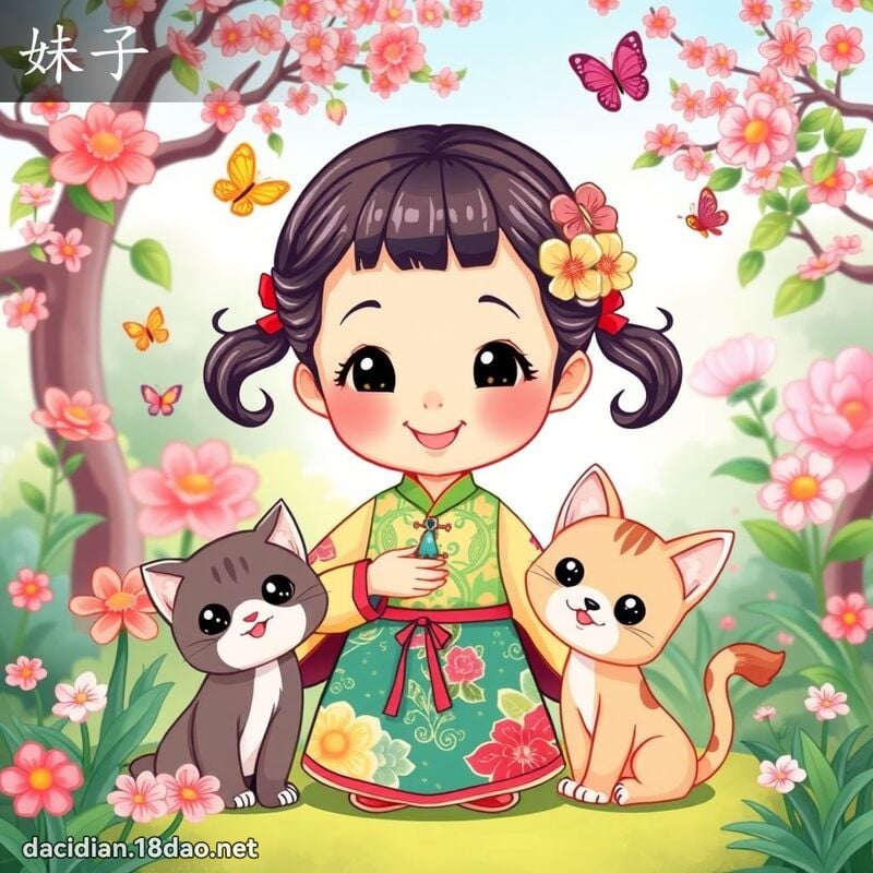 妹子 - 國語大辭典配圖