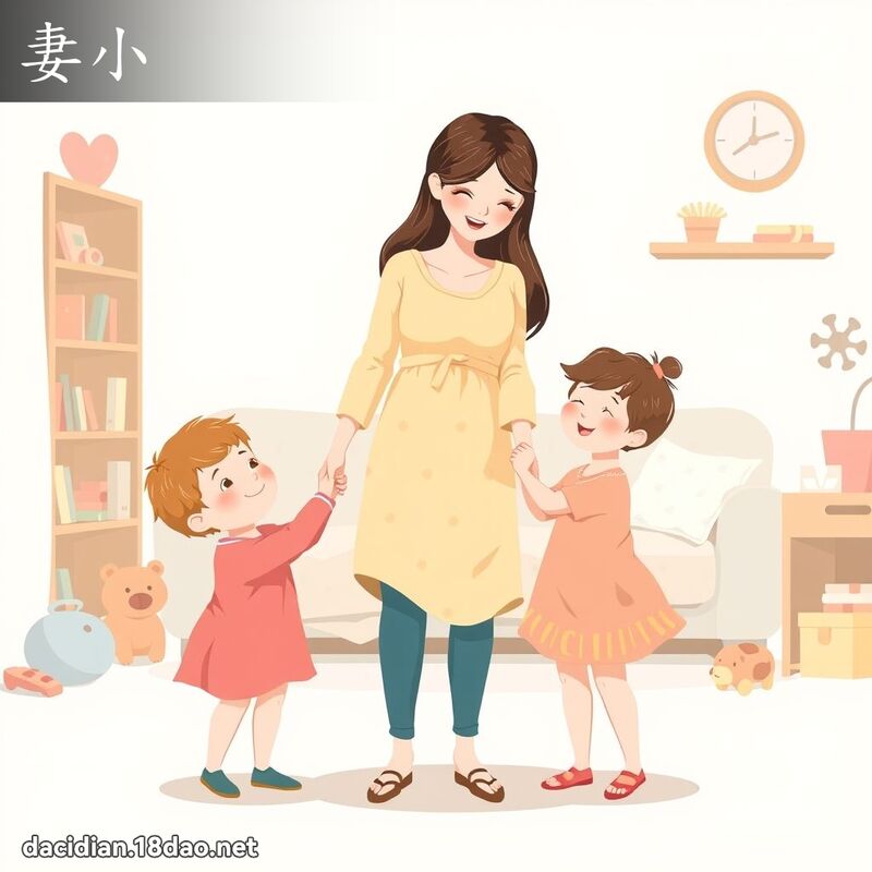 妻小 - 國語大辭典配圖