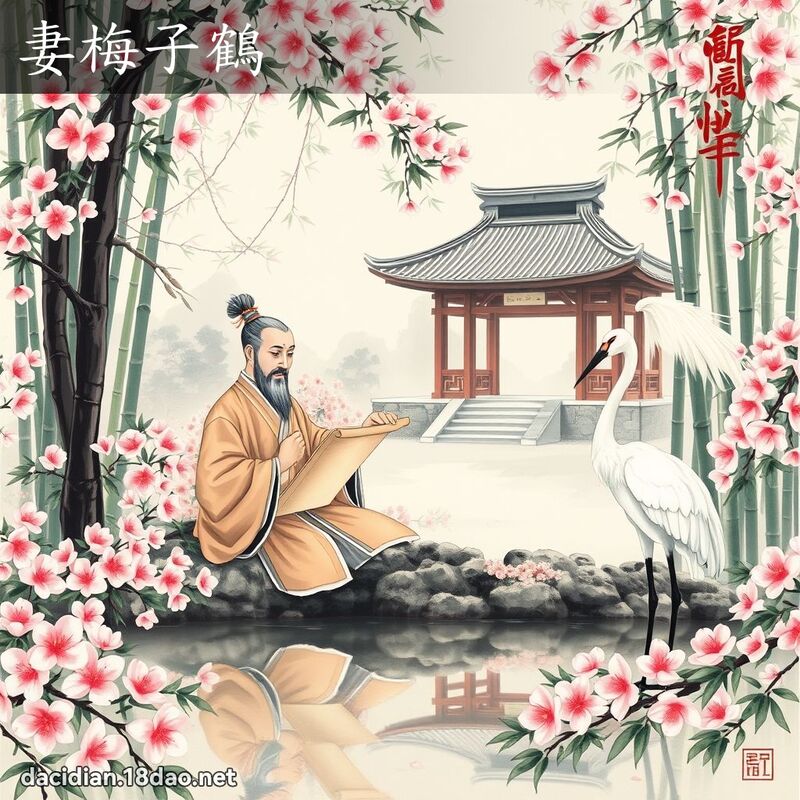 妻梅子鶴 - 國語大辭典配圖