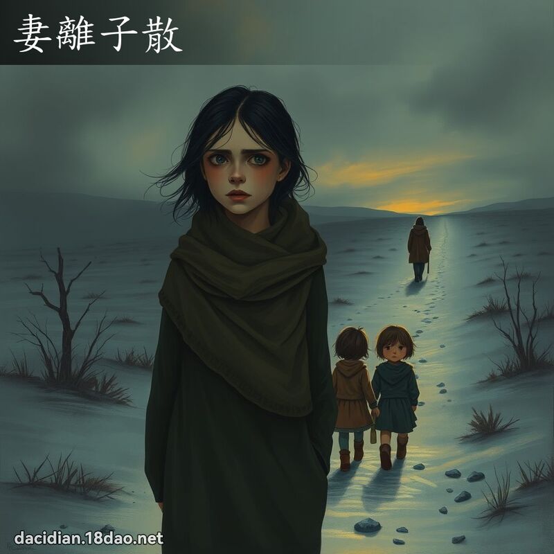 妻离子散 - 国语大辞典配图