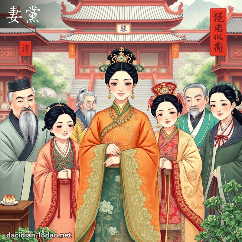 妻党 - 国语大辞典配图