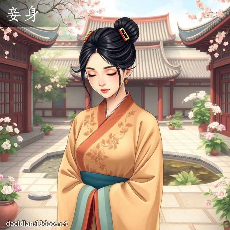妾身 - 国语大辞典配图