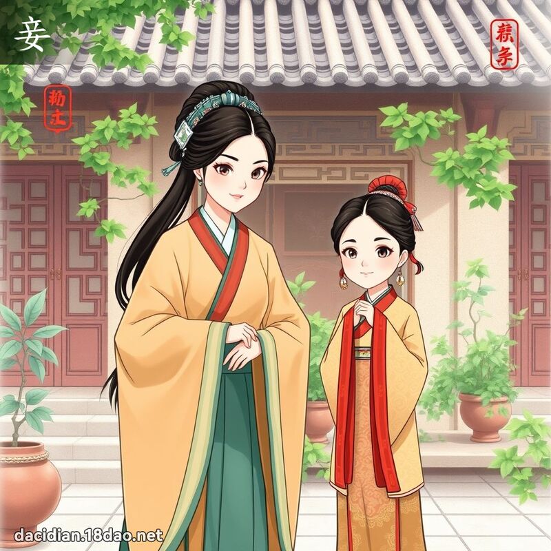 妾 - 国语大辞典配图